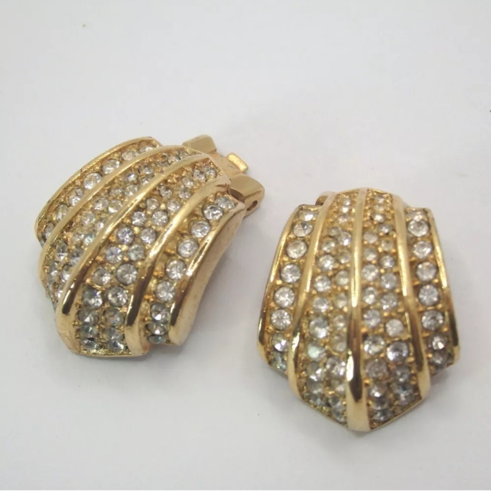 Dior Vintage Rhinestone Earrings